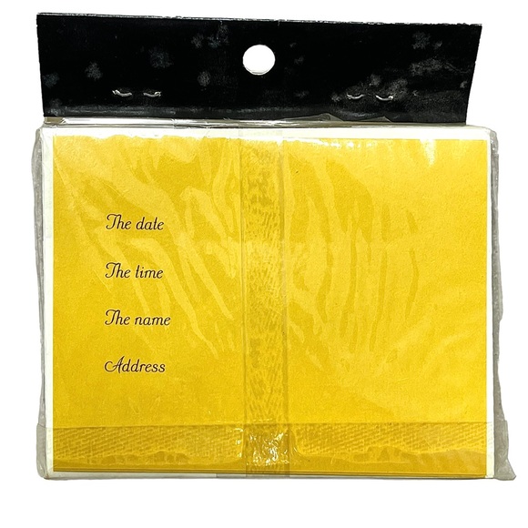 8 packages Vintage Hand Engraved Kay Dek Cocktails Invitations - Picture 4 of 6